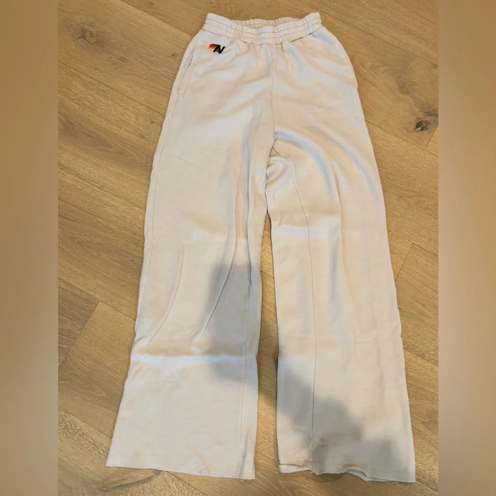 Aviator nation wide leg pocket sweatpants - dove - Picture 2 of 5